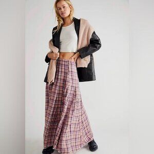 Free People Lily cotton maxi skirt XS